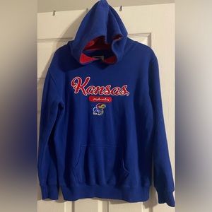 University of Kansas size small Stadium hooded pullover sweatshirt